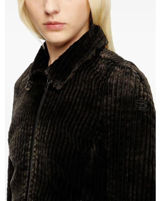 DIESEL Black G-Enea Zip-Front Jacket