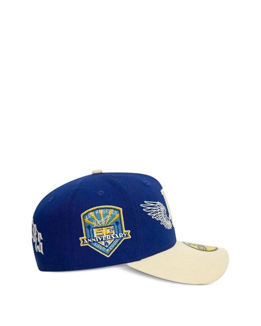 KTZ Blue La Dodgers Mlb Team Winged Cap for men