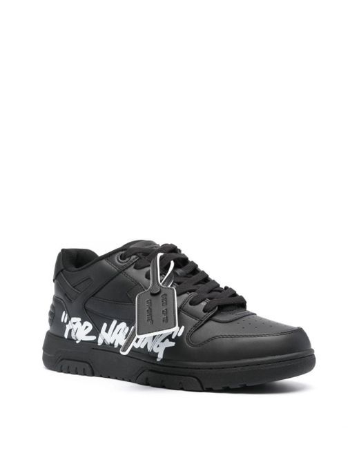 Off-White c/o Virgil Abloh Out Of Office 'for Walking' Sneakers in het Black voor heren