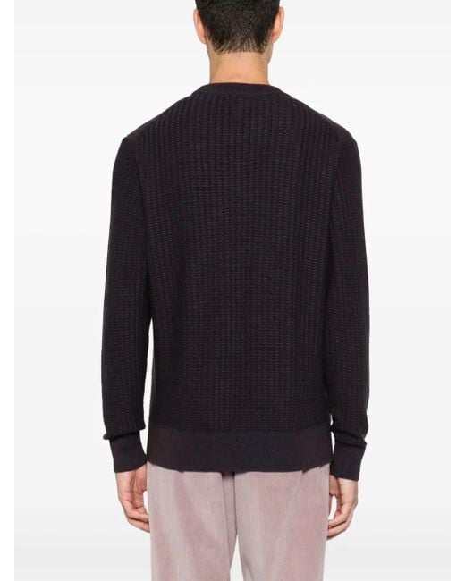 D4.0 Black Patterned Sweater for men