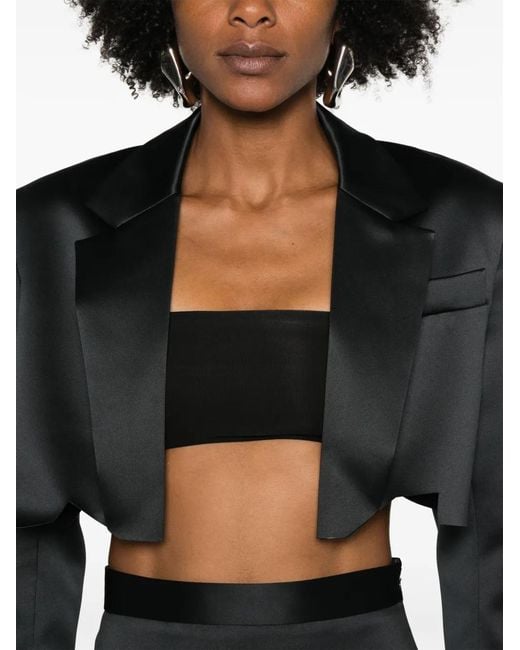 Viktor & Rolf Black Cropped Blazer