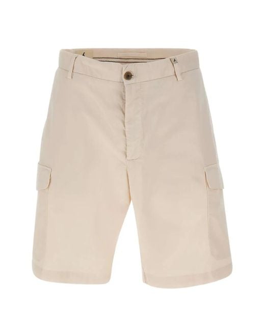 Myths White Cargo Shorts for men