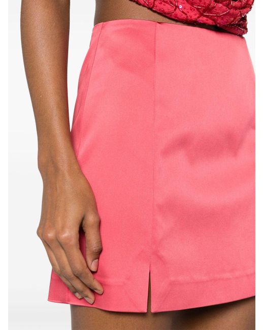 Minifalda Flor de cintura alta Cult Gaia de color Pink