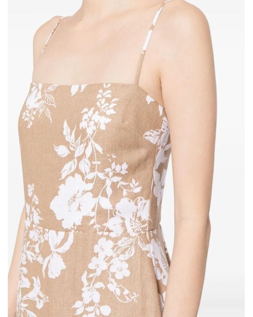 Reformation Natural Frankie Linen Dress
