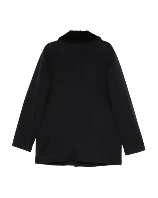 Corneliani Black Single-Breasted Blazer for men