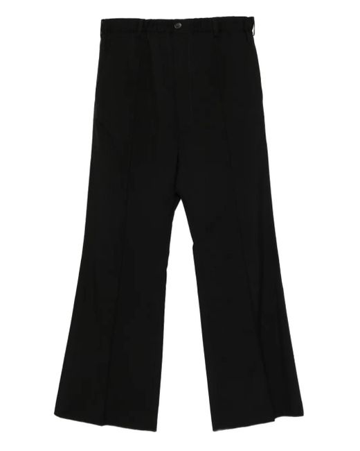 Marni Straight Broek Met Geplooide Voorkant in het Black voor heren
