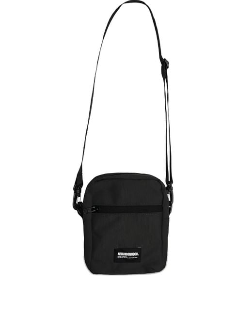 Neighborhood Black Mini Vertical Shoulder Bag for men