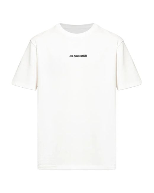Jil Sander T-Shirt mit Logo-Print in White für Herren