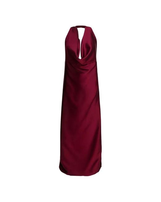 Semler Flared Maxi-Jurk in het Purple