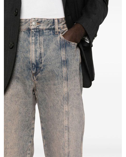 Isabel Marant Jimmy Jeans Met Toelopende Pijpen in het Gray voor heren