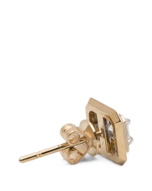 Rainbow K White Stud Diamond Earring