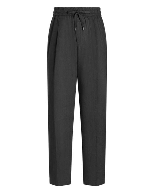 Dolce & Gabbana Hose Mit Kordelzug in Gray für Herren