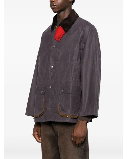 Barbour Purple Pocket Jacket