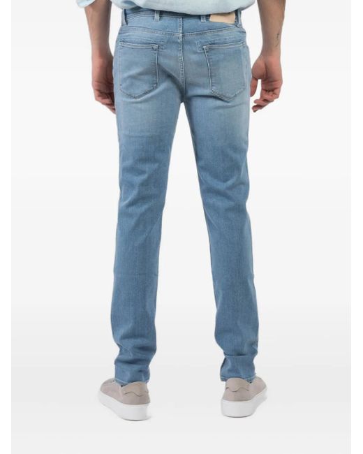 BARMAS Blue Cotton Jeans for men