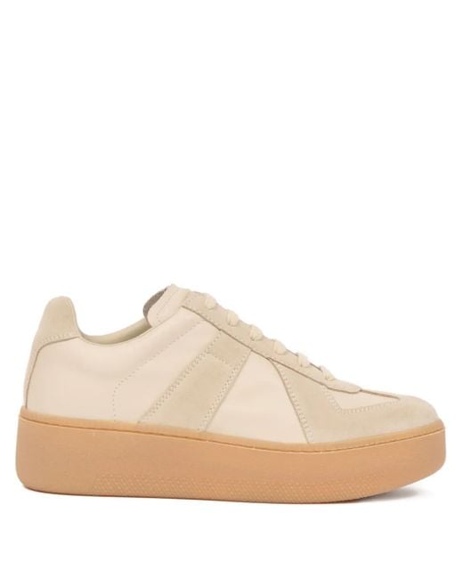 Maison Margiela Natural Replica Platform Sneakers