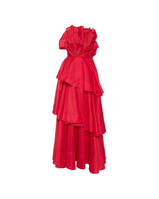 Aje. Selestia Ruffled Tiered Maxi Dress