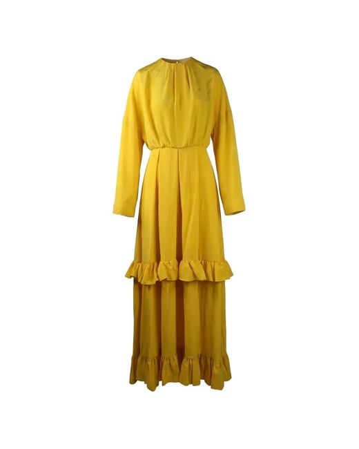 Valentino Garavani Yellow Maxi Dress