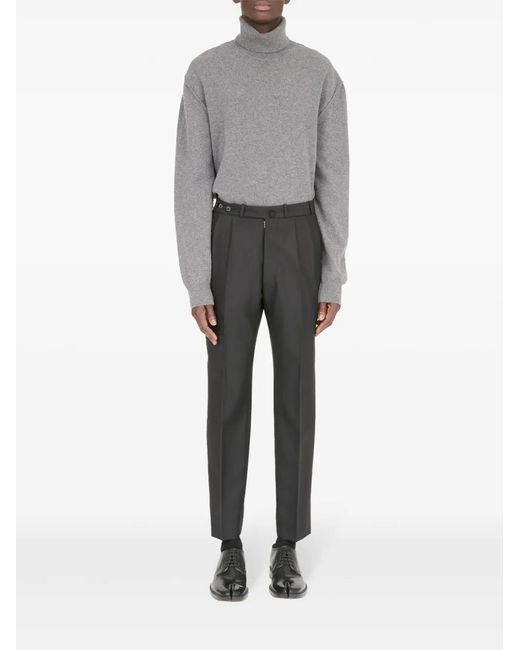 Maison Margiela Gray British Mohair Trousers for men