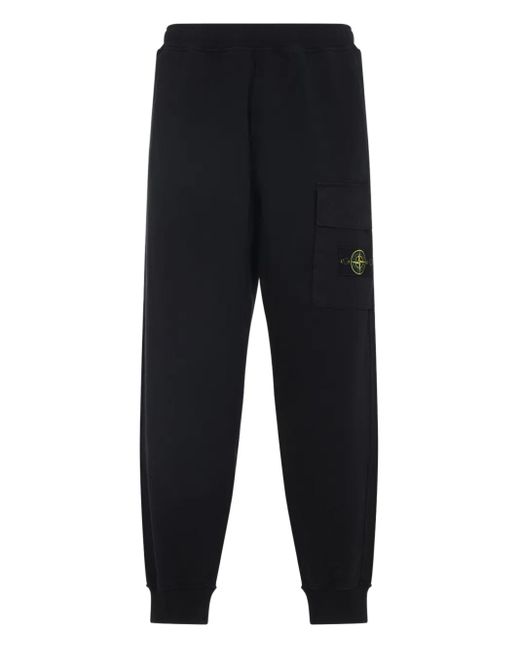 Stone Island Blue Regular Fit Joggers for men