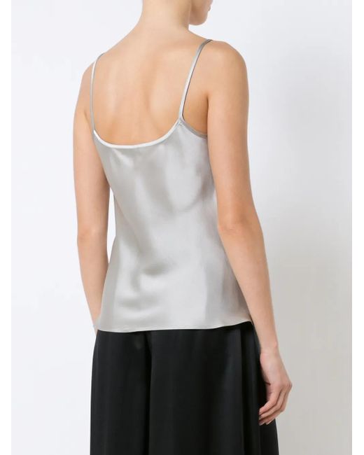 Voz White Liquid Camisole