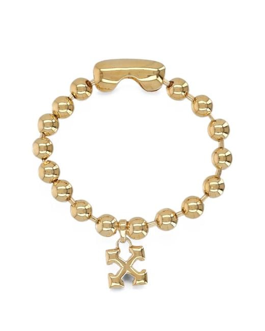 Off-White c/o Virgil Abloh Metallic Arrow-Motif Bracelet