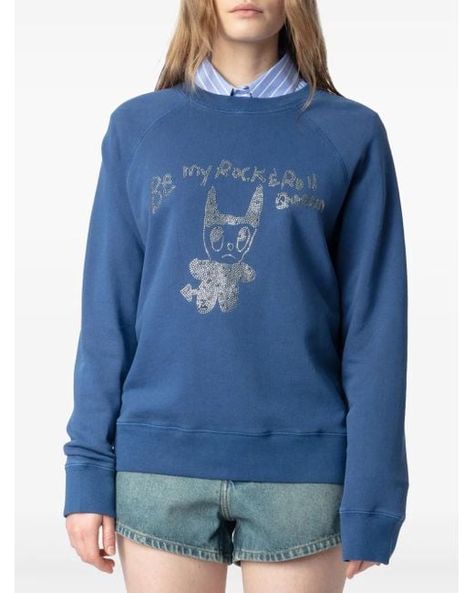Zadig & Voltaire Blue Devil Queen Sweatshirt