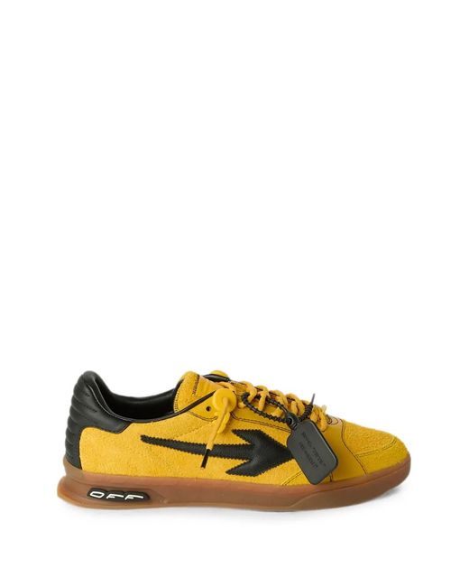 Off-White c/o Virgil Abloh Yellow End Of Play Panelled Sneakers for men