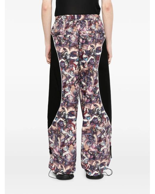 Kidill White Pantalon De Jogging À Bande Web for men