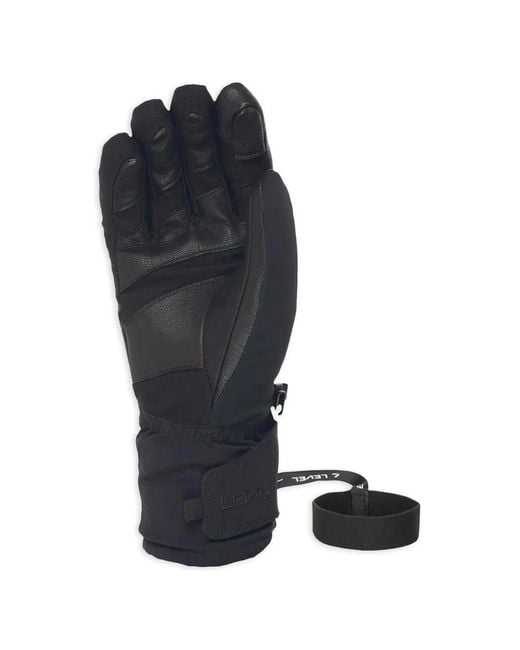 Level Blue Panelled Gloves