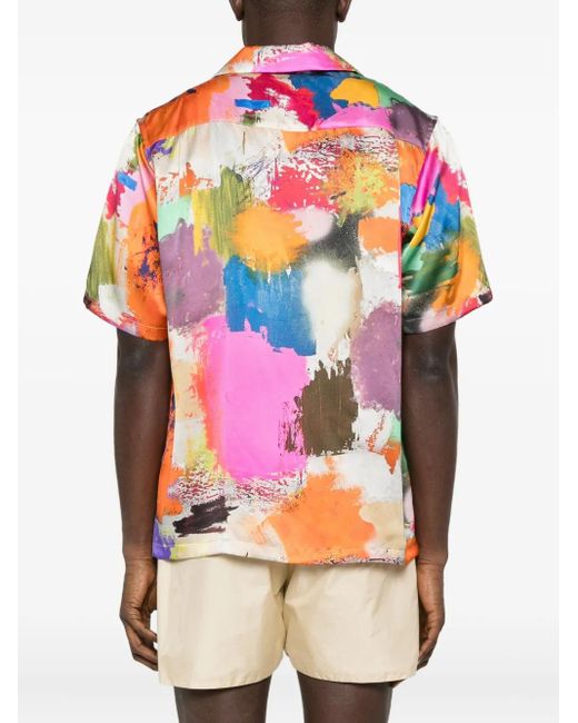 GALLERY DEPT. White Chemise Parker À Imprimé Graphique for men