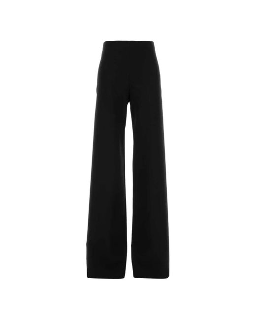 Gucci Black Wide-Leg Wool Trousers