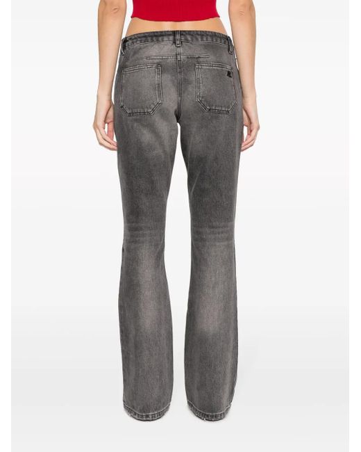 Courreges Gray Zipped Denim