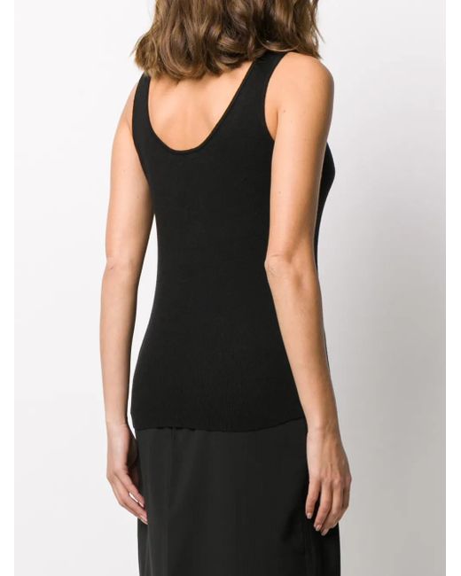 Co. Gebreide Tanktop in het Black