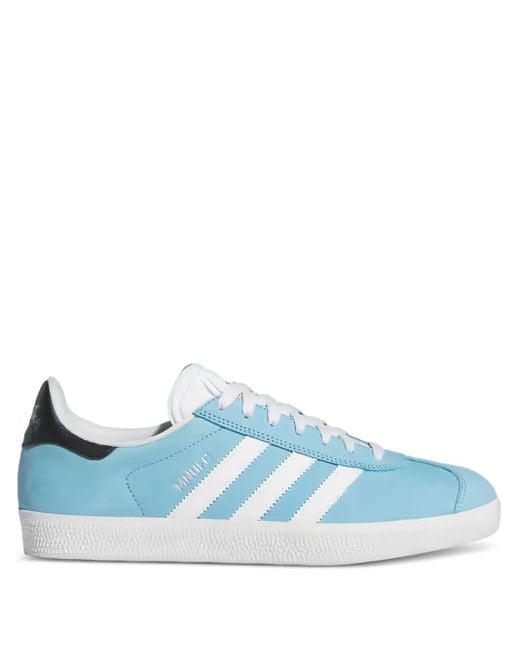 Adidas Blue X Mnufc Gazelle Adv Sneakers for men