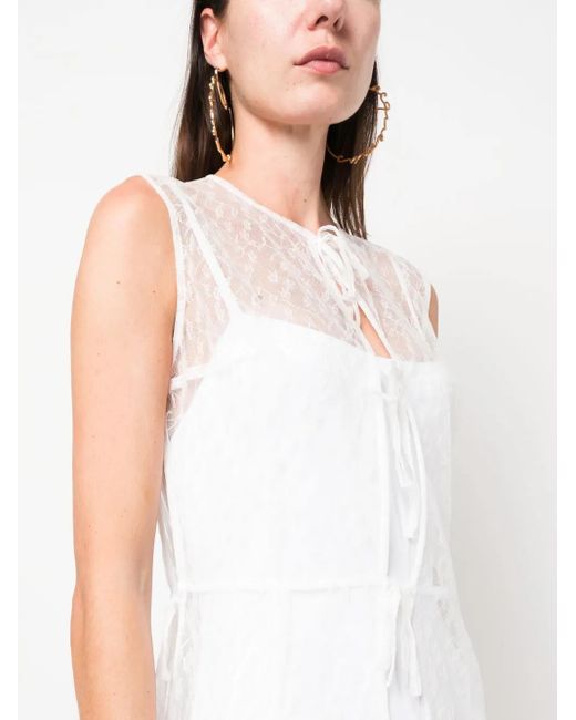 Jacquemus White La Robe Minidress