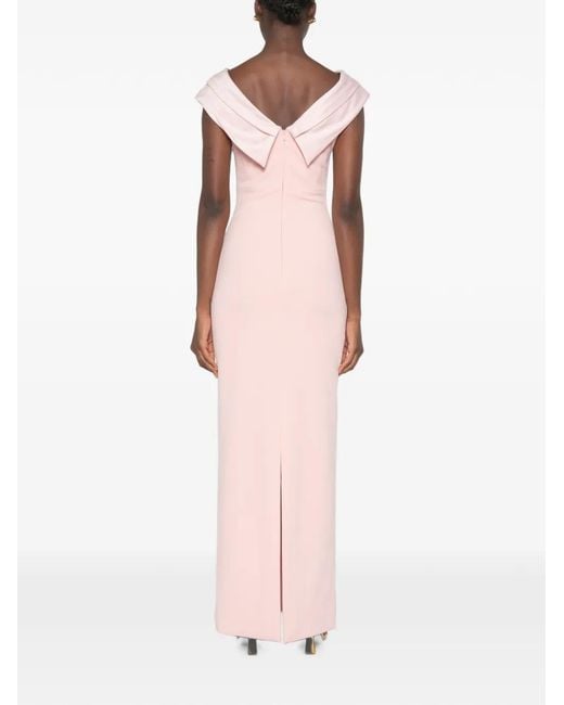 Solace London Pink Adele Maxi Dress