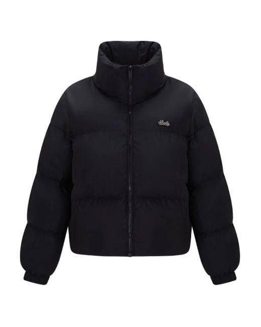 Bally Blue Quilted Logo Puffer Jacket