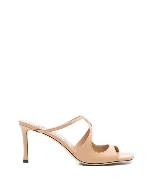 Jimmy Choo Metallic Anise Sandals