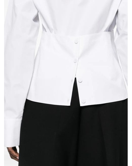Rohe White Collared Shirt