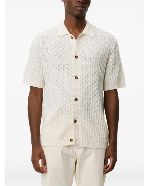 Les Deux White Button-Down Shirt for men