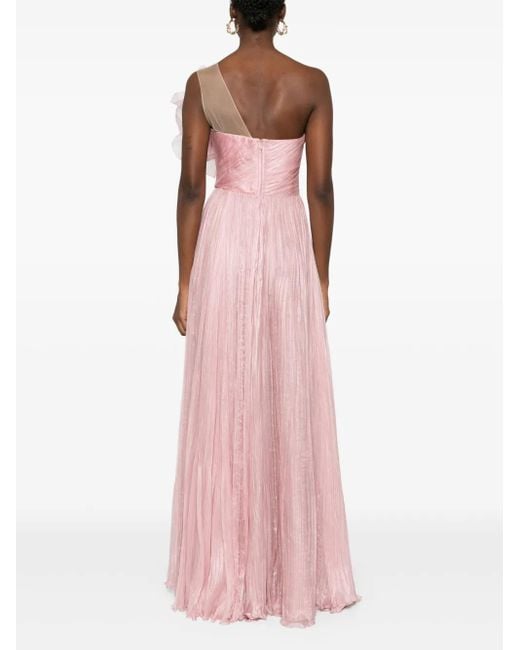 IRIS SERBAN Ruby Maxi-Jurk in het Pink