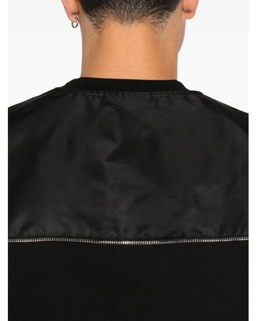 Yes London Black Logo-Patch T-Shirt for men