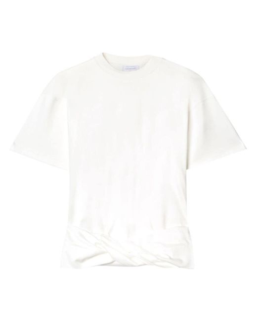 Off-White c/o Virgil Abloh White Arrows-motif Twisted Cotton Shirt