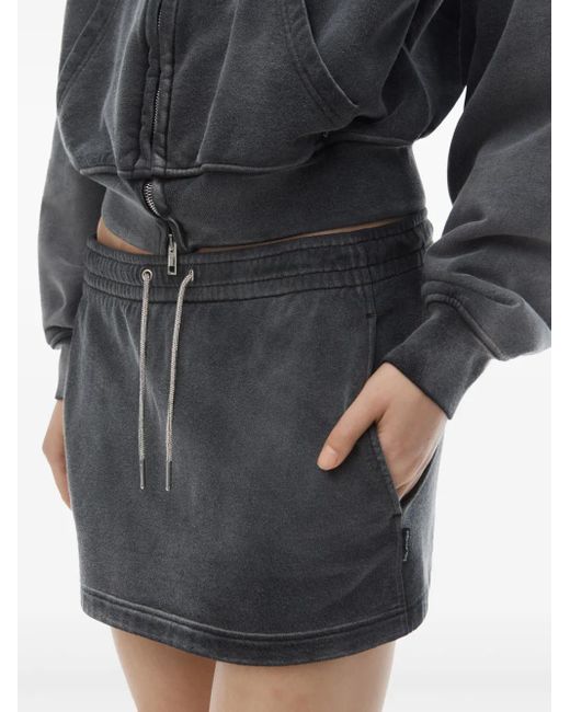 Alexander Wang Black Drawstring Skirt