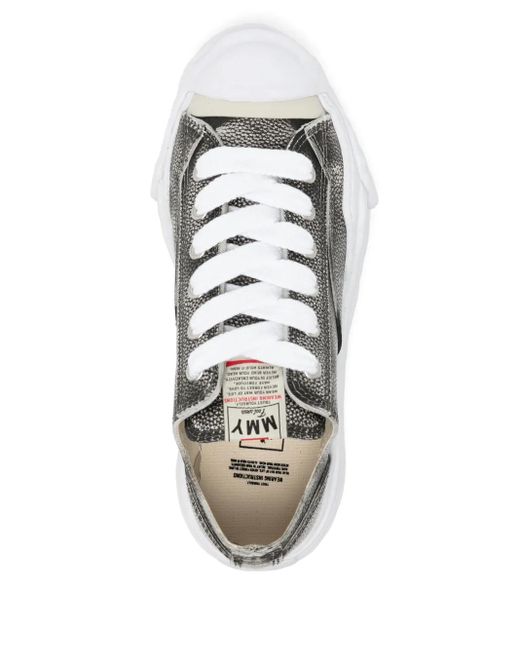 Maison Mihara Yasuhiro White Hank Leather Sneakers for men