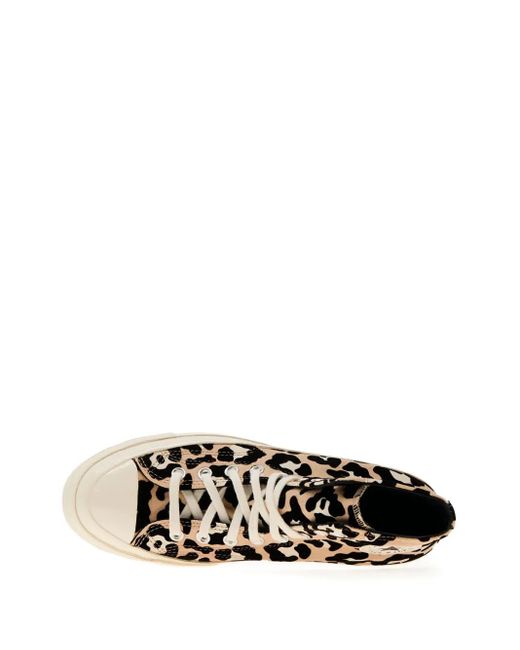 Converse Brown Chuck 70 Leopard-Print Sneakers