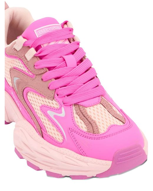 Philipp Plein Pink Pulse X Mesh Lettering Sneakers