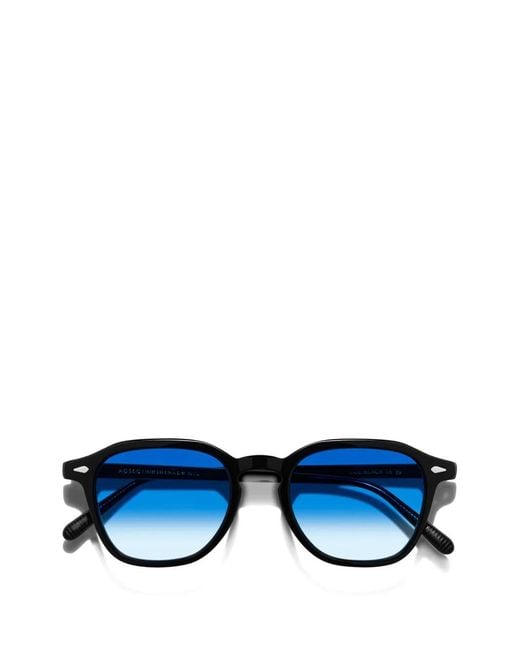 Moscot Blue Vantz Geometric-Frame Sunglasses