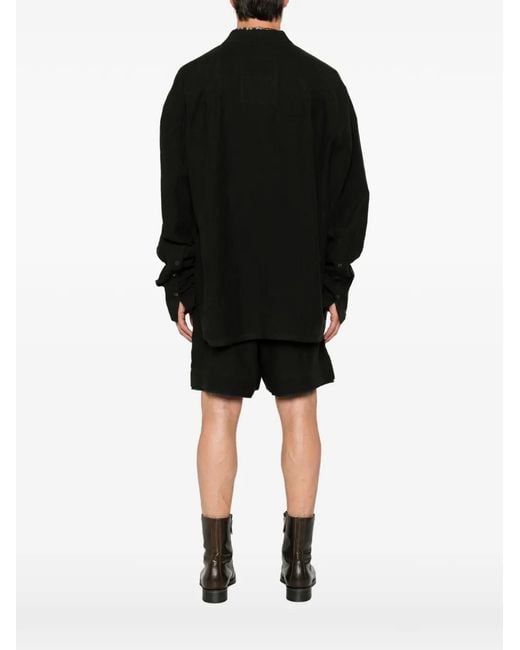 Ziggy Chen Black Double-Breasted Buttoned Jacket for men