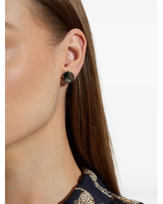 Forte_forte White Asymmetric Animal-Motif Earrings (Set Of Four)